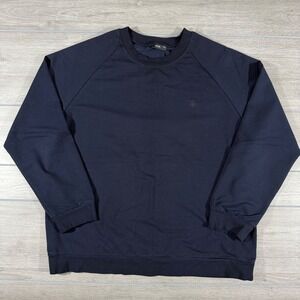 AVVA Men's Navy Blue Raglan Sleeve Crewneck Sweatshirt XXL